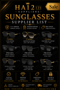 Luxury sunglasses/ shades